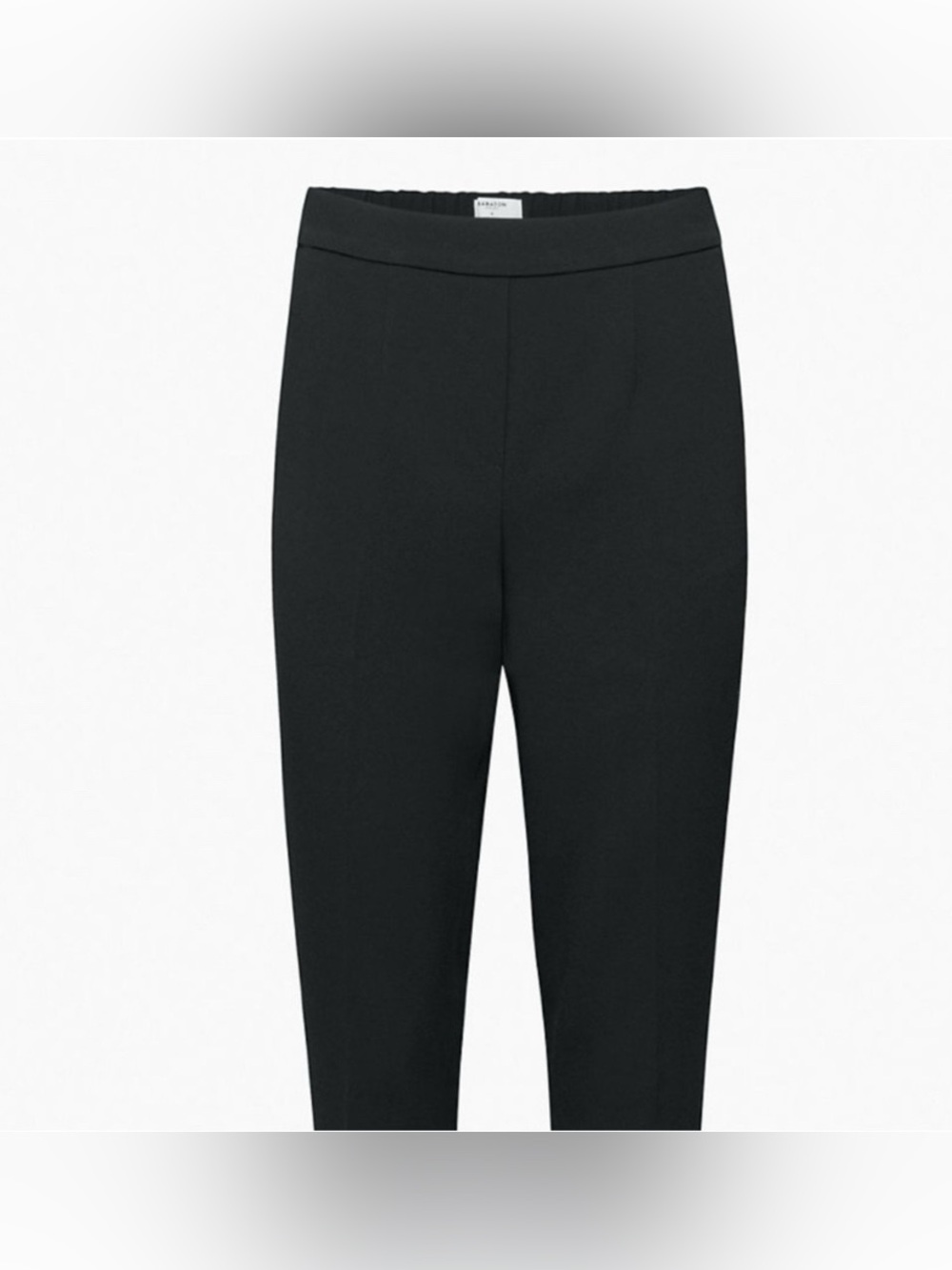 NWT  Aritzia Babaton Black Conan Cropped crepe mid-rise trouser Size 12 - Picture 6 of 9